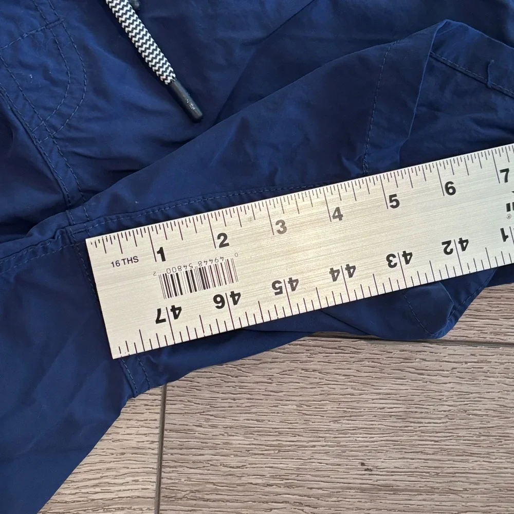 Rein Spooner Swim Trunks Mens L Blue Nylon Drawstring Board Shorts Beachwear